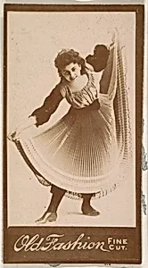 Dancer, from the Actresses series (N664) promoting Old Fashion Fine Cut Tobacco