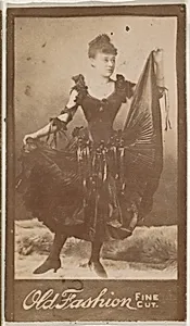 Dancer, from the Actresses series (N664) promoting Old Fashion Fine Cut Tobacco