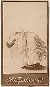Dancer, from the Actresses series (N664) promoting Old Fashion Fine Cut Tobacco