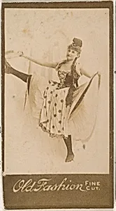 Dancer, from the Actresses series (N664) promoting Old Fashion Fine Cut Tobacco