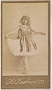 Dancer, from the Actresses series (N664) promoting Old Fashion Fine Cut Tobacco