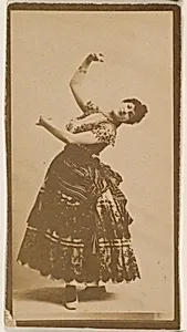 Dancer, from the Actresses series (N664) promoting Old Fashion Fine Cut Tobacco