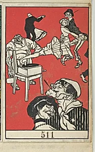Dancers (Apachentänze!) by Moriz Jung|Wiener Werkstätte