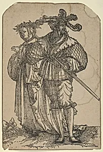 Dancing Couple (I), from The Wedding Dancers (restrike)
