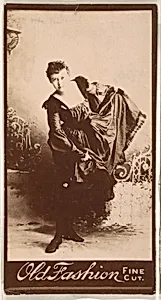 Dancing, from the Actresses series (N664) promoting Old Fashion Fine Cut Tobacco