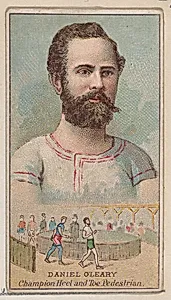 Daniel O'Leary, Champion Heel and Toe Pedestrian, from the Champions of Games and Sports series (N184, Type 2) issued by W.S. Kimball & Co. by W.S. Kimball & Co.