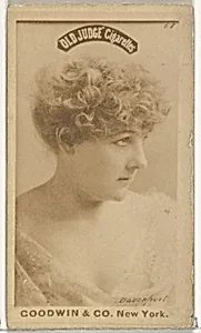 Davenport, from the Actors and Actresses series (N171) for Old Judge Cigarettes by Goodwin & Company