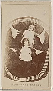 Davenport Sisters, from the Actors and Actresses series (N45, Type 8) for Virginia Brights Cigarettes by Allen & Ginter