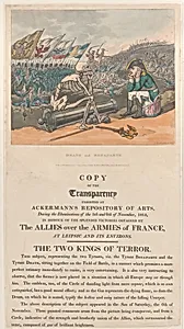 Death and Bonaparte, The Two Kings of Terror by Thomas Rowlandson|Napoléon Bonaparte|Rudolph Ackermann, London