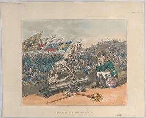 Death and Bonaparte, The Two Kings of Terror by Napoléon Bonaparte|Thomas Rowlandson|Rudolph Ackermann, London