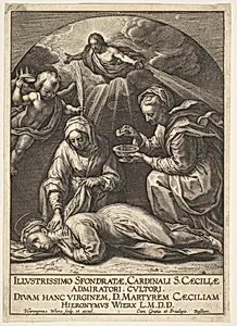 Death of St. Cecilia