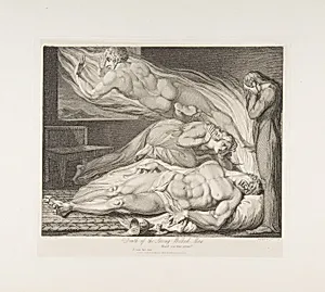 Death of the Strong Wicked Man, from "The Grave," a Poem by Robert Blair by William Blake|Rudolph Ackermann, London|Robert Blair|Luigi Schiavonetti