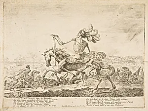 Death on a Battlefield, from "The five deaths" (Les cinq Morts) by Stefano della Bella