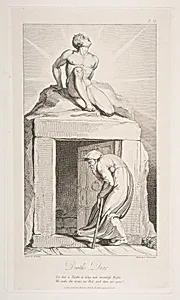 Death's Door, from "The Grave," a Poem by Robert Blair by William Blake|Rudolph Ackermann, London|Luigi Schiavonetti|Robert Blair