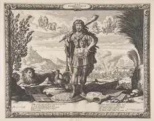 Declaration of War on Spain by Louis XIII: The King as Hercules