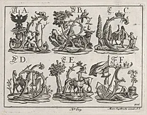 Decorated Roman alphabet