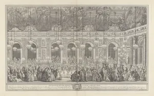 Decoration for a Masked Ball at Versailles, on the Occasion of the Marriage of Louis, Dauphin of France, and Maria Theresa, Infanta of Spain (Bal masqué donné par le roi, dans la grande galerie de Versailles, pour le mariage de Dauphin, 1745)