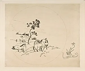 Decoration for a Plate: A Field