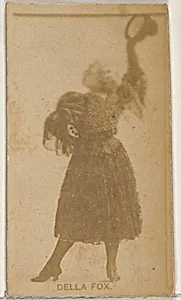 Della Fox, from the Actors and Actresses series (N45, Type 8) for Virginia Brights Cigarettes by Allen & Ginter