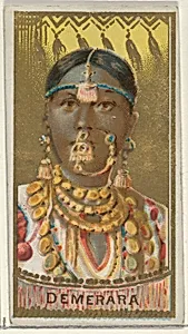 Demerara, from the Types of All Nations series (N24) for Allen & Ginter Cigarettes by George S. Harris & Sons|Allen & Ginter