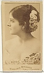 Depoix, Gymnage, from the Actors and Actresses series (N45, Type 1) for Virginia Brights Cigarettes by Allen & Ginter
