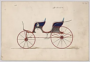 Design for 4 seat Phaeton, no top, no. 4110