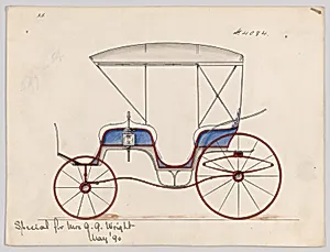 Design for 6 seat Phaeton, no. 4084