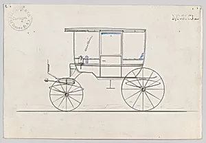 Design for 6 seat Rockaway, no. 3143a by Brewster & Co.
