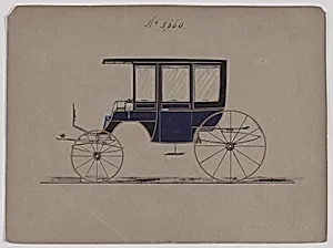 Design for 6 seat Rockaway, no. 3660 by Brewster & Co.