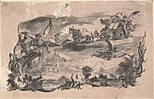 Design for a Book Illustration by Franz Sigrist