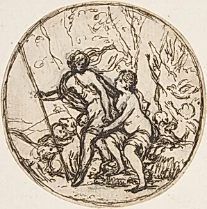 Design for a Box-lid by Hubert François Gravelot