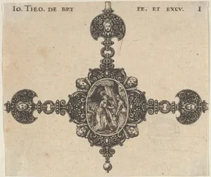 Design for a Brooch with Judith Holding the Head of Holofernes