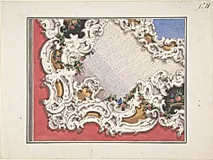 Design for a Ceiling by Anonymous, Italian, 19th century