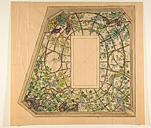 Design for a ceiling decoration by Anonymous, French, 19th century