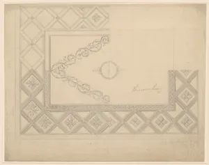 Design for a Ceiling for the Drawing Room at Milton Abbey, Dorset