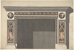 Design for a Chimney Piece in the Pompeian Style