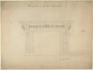 Design for a Chimneypiece for Somerset House, Strand, London