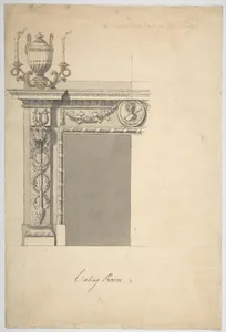 Design for a Chimneypiece in the Eating-room, Danson Park, Kent