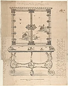 Design for a Chinese-style Lacquer Cabinet