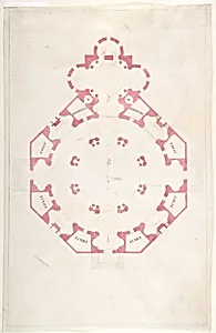 Design for a Church with a Central Octagonal Plan