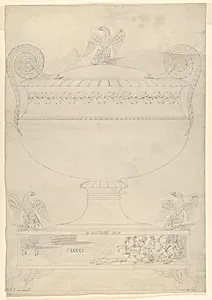 Design for a covered vase