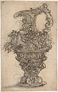Design for a Ewer with Neptune on his Chariot by Giovanni Battista Foggini