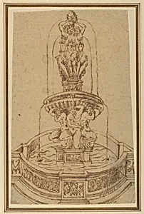 Design for a Fountain with the Three Graces