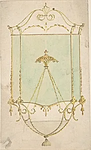 Design for a Hall Lantern, Elevation