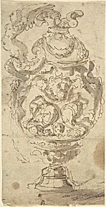 Design for a Jug with Winged-figure Handle