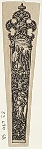 Design for a Knife Handle with a Memento Mori