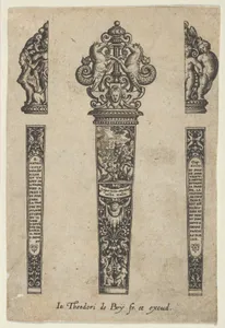 Design for a Knife Handle with the Sermon on the Mount