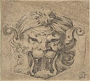 Design for a Leonine Grotesque Head