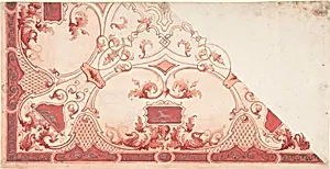 Design for a Painted Ceiling by Anonymous, Italian, 19th century