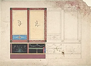 Design for a Painted Ceiling by Anonymous, Italian, 19th century